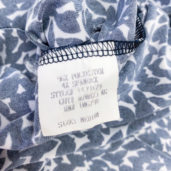 Lily Black White Wrap Dress Leaf Floral Flirty Tie Closure Dress - Picture 12 of 13